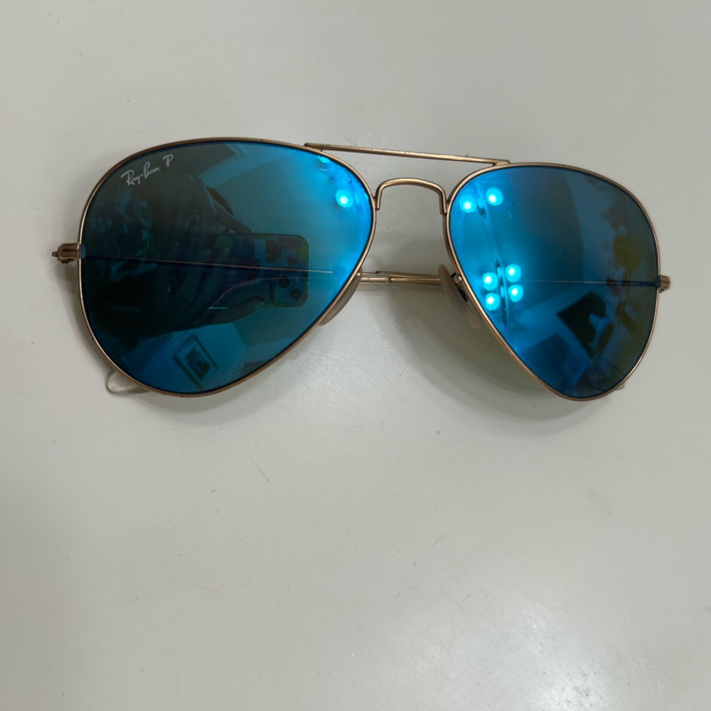 Rayban Aviator Blue Sunglasses